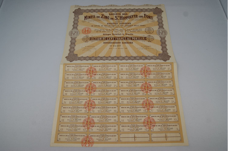 Société des mines de zinc de St...