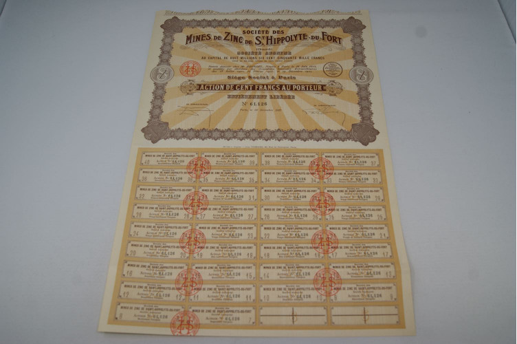 Société des mines de zinc de St...