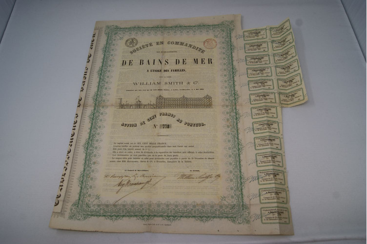 Société en commandité des établissements de Bains de Mer à l'usage des familles