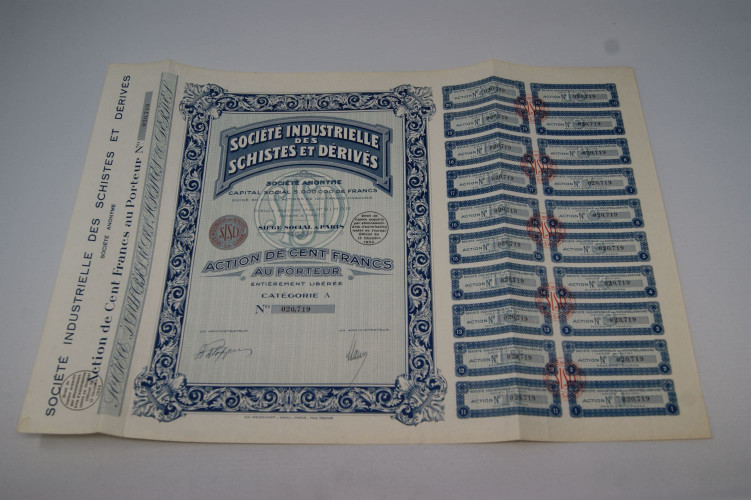 Société industrielle des Schistes et...