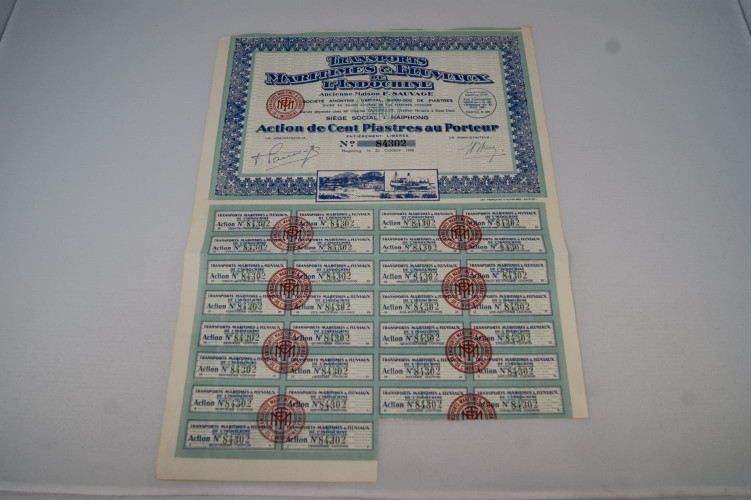 Transports maritimes et fluviaux de l'Indochine