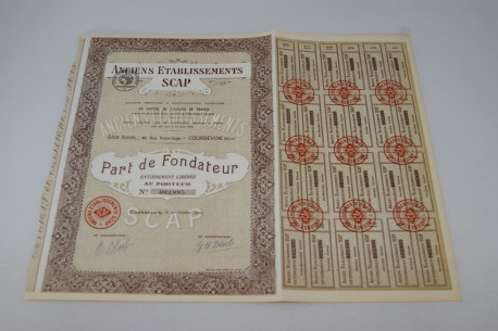 Anciens établissements SCAP