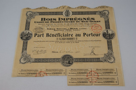 Bois imprégnés Union de producteurs du Sud Ouest