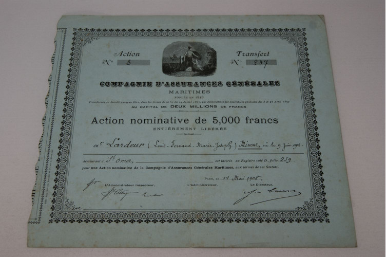 Compagnie d'assurance générales maritimes