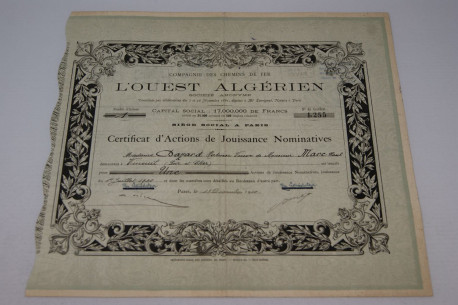 Compagnie des chemins de fer de l'Ouest Algérien