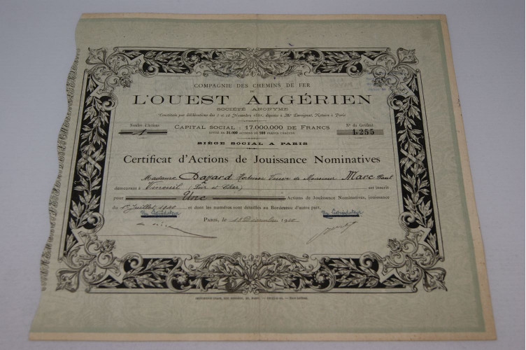 Compagnie des chemins de fer de l'Ouest Algérien