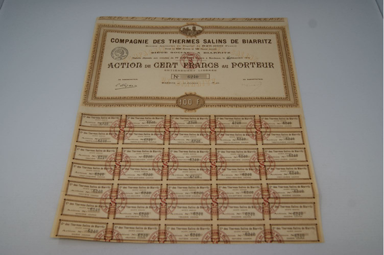 Compagnie des thermes salins de Biarritz