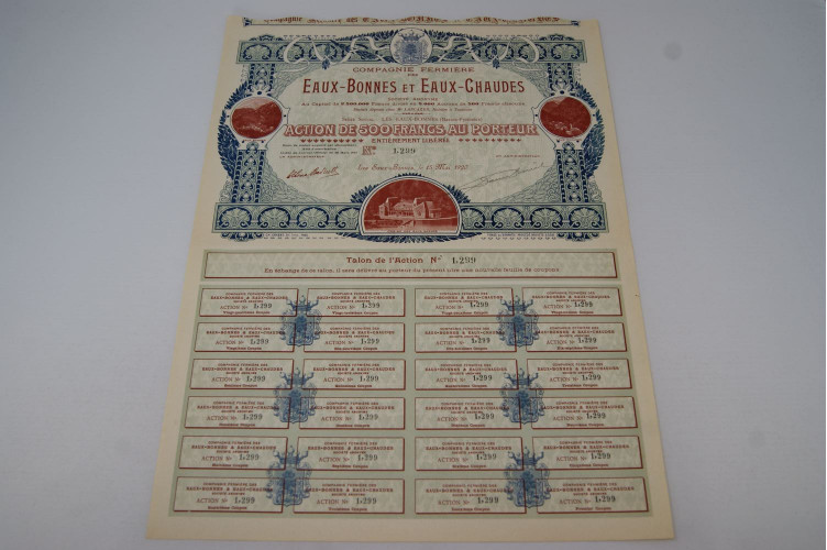 Compagnie fermière des eaux-bonnes et eaux-chaudes