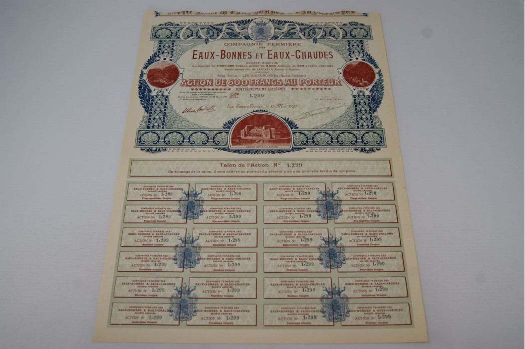 Compagnie fermière des eaux-bonnes et eaux-chaudes