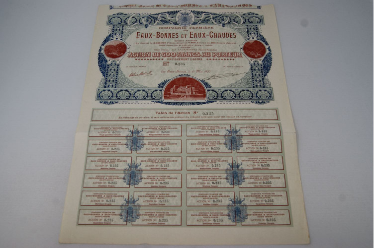 Compagnie fermière des eaux-bonnes et...