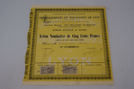 Compagnie internationale de déménagements et transports de Lyon
