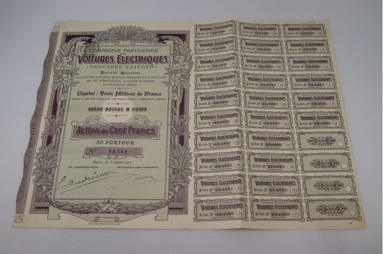 Compagnie parisienne des voitures éléctriques (procédés Kriéger)