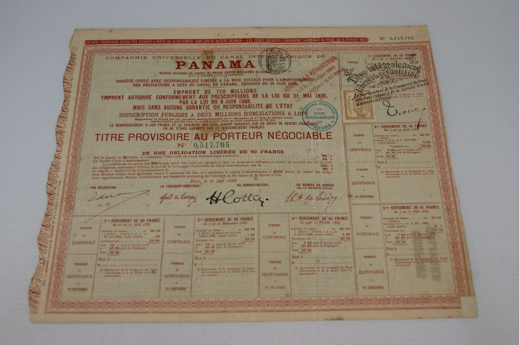 Compagnie universelle du Canal...