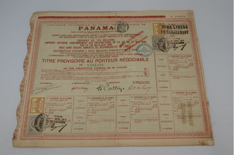 Compagnie universelle du Canal...