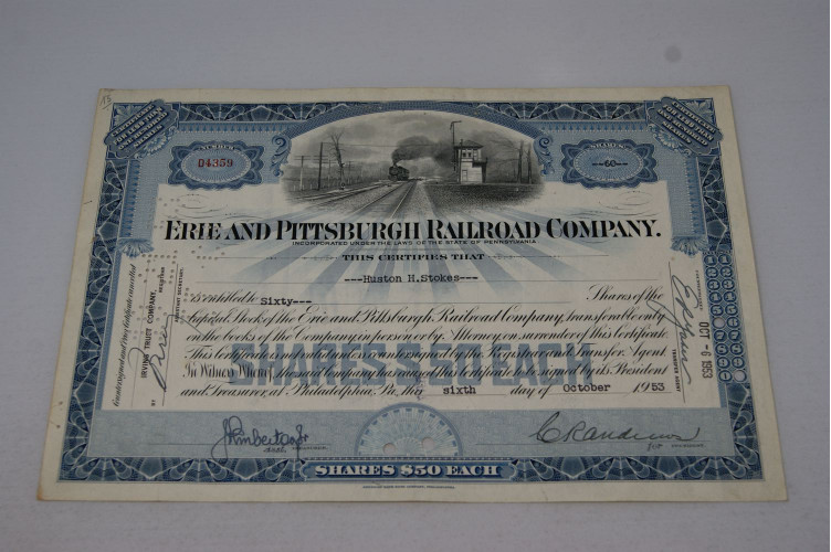 Erie and Pittsburgh Railroad Company