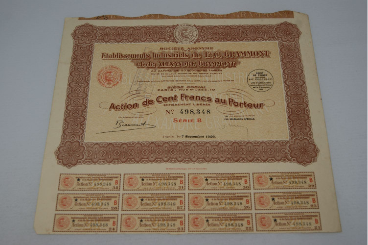 Etablissements industriels de E-C Grammont et de Alexandre Grammont