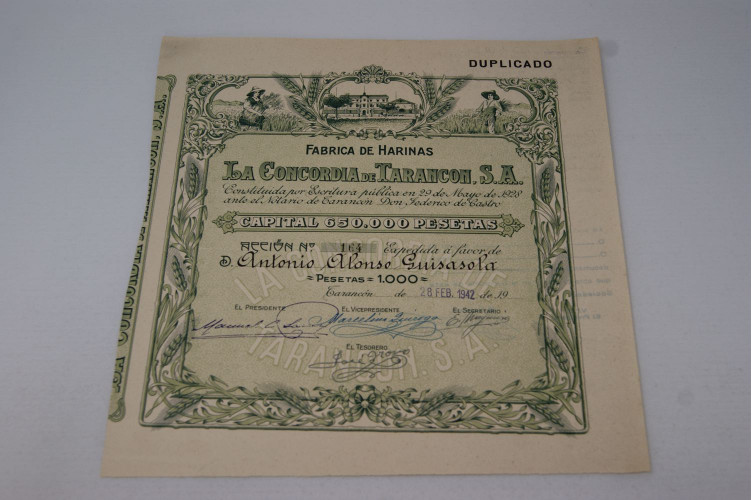 Fabrica de Harinas La Concordia de Tarancon S.A.