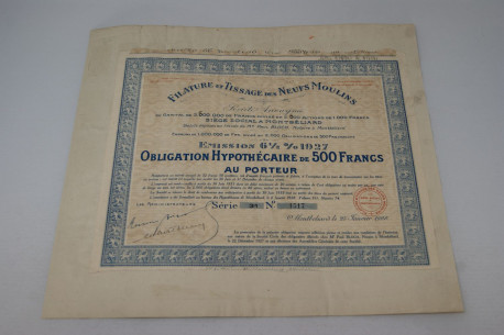 Filature et Tissage des Neufs Moulins