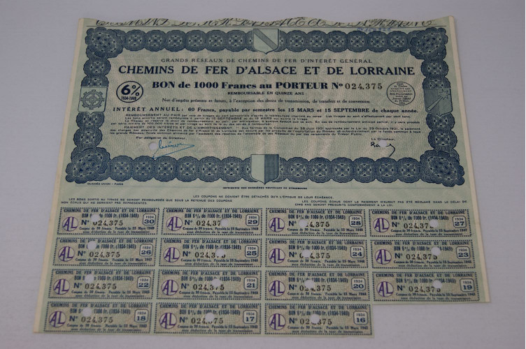 Grands réseaux de chemins de fer d'intérêt général Chemins de fer d'Alsace et de Lorraine