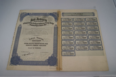 La Lowa Société anonyme d'importation et d'exportaton au Congo Belge et autres Pays d'Outre Mer