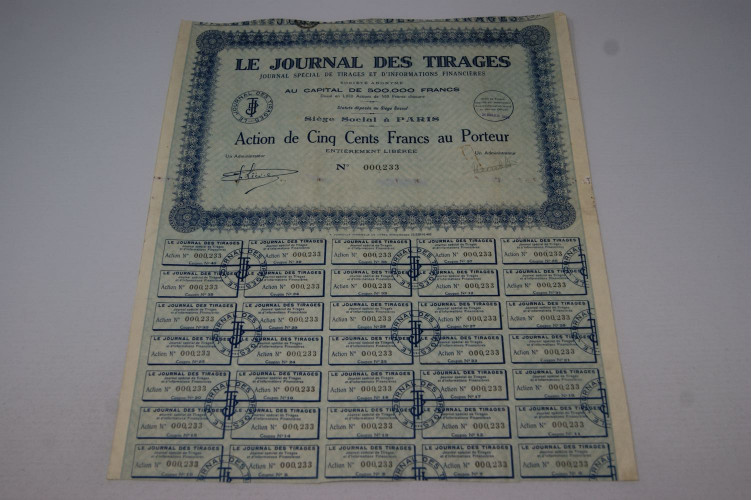 Le Journal des Tirages