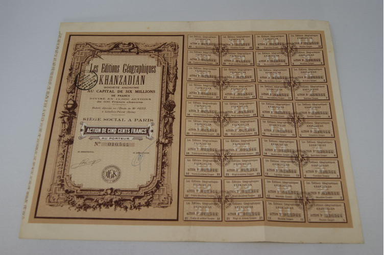 Les éditions Géographiques Khanzadian