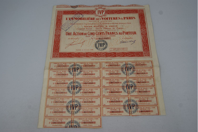 L'Immobilière des voitures de Paris