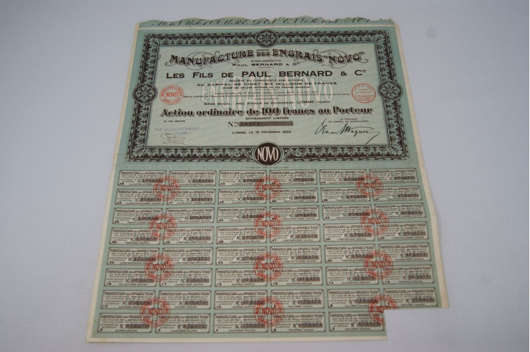 Manufacture des engrais Novo