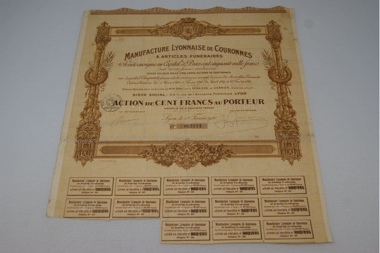 Manufacture Lyonnaise des Couronnes et articles funéraires