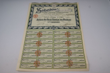 Sobniow société anonyme pour l'étude et l'exploitation de gisements pétrolifères