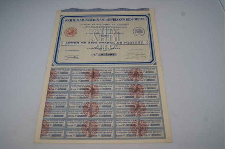 Société Alsacienne de Blanc et Impression Gros Roman