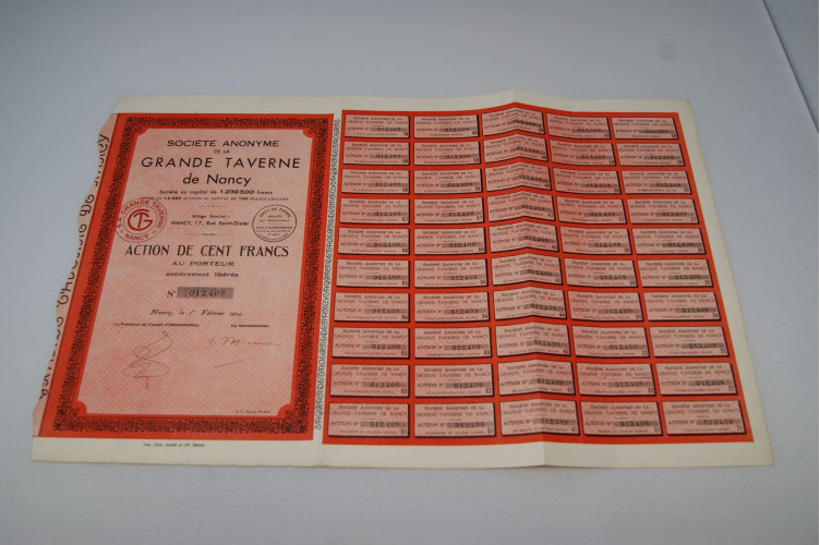 Société anonyme de la Grande Taverne de Nancy