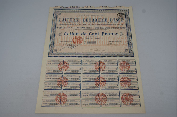 Société anonyme de la laiterie-beurrerie d'Isse