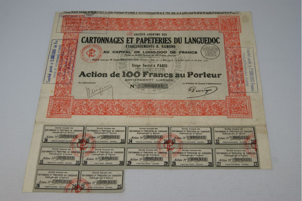 Société anonyme des cartonnages et papeteries du Languedoc