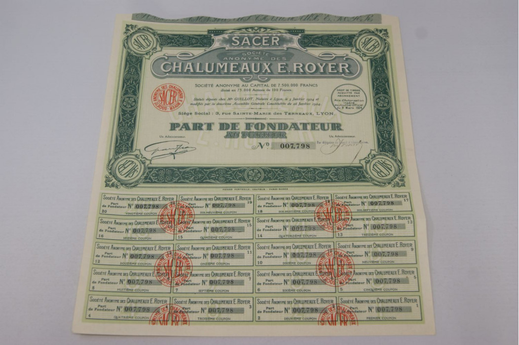 Société anonyme des chalumeaux E. Royer