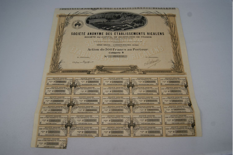 Société anonyme des établissements Ricaliens