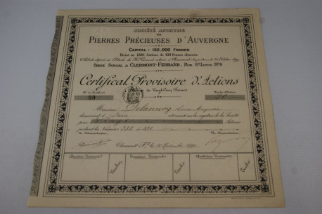 Société anonyme des pierres précieuses d'Auvergne