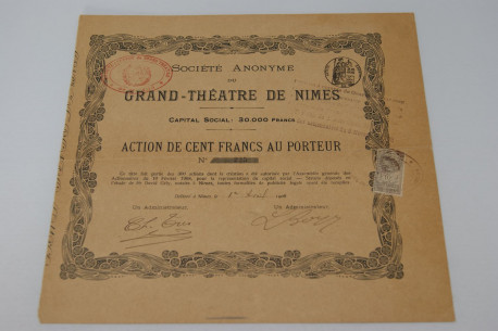 Société anonyme du Grand Théatre de Nimes
