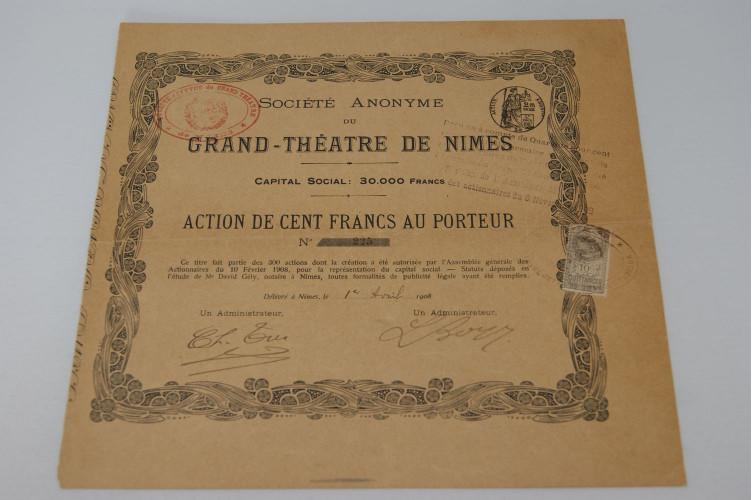 Société anonyme du Grand Théatre de Nimes
