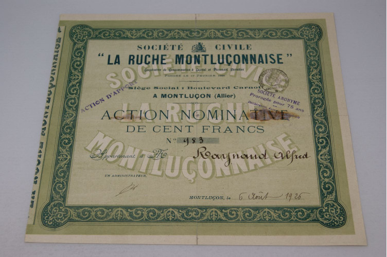 Société civile La Ruche Montluçonnaise