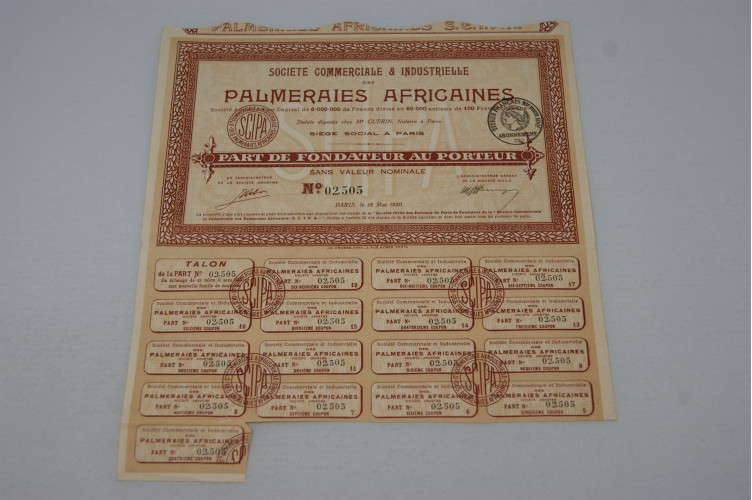 Société commerciale et industrielle des Palmeraies Africaines