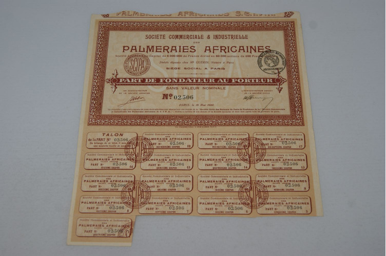 Société commerciale et industrielle...