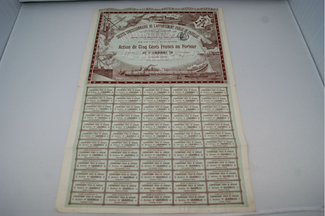 Société concessionnaire de l'appontement public de Pauillac