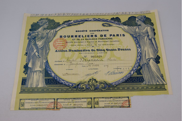 Société coopérative des bourreliers...