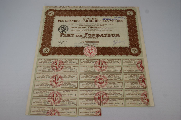 Société des grandes carrières des Vosges