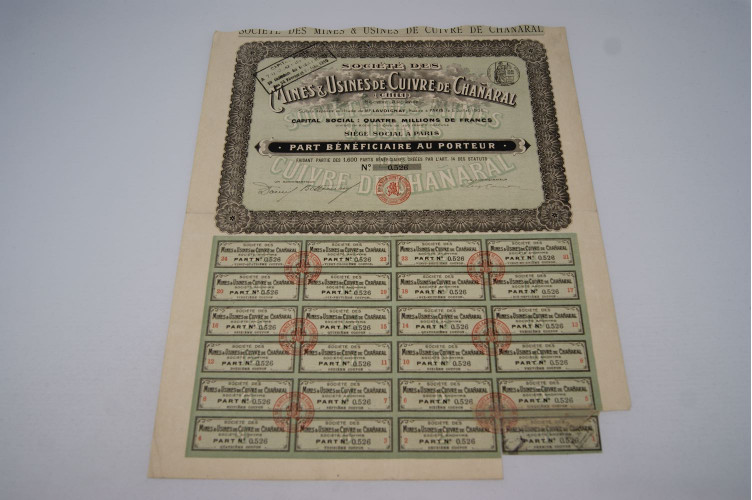 Société des mines et usines de cuivre de Chanaral