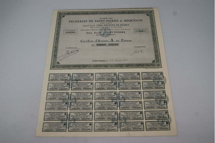Société des pêcheries de Saint Pierre & Miquelon