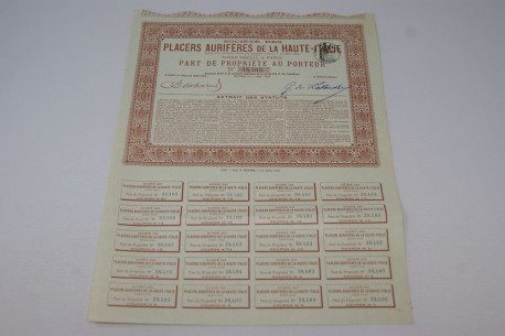 Société des Placers Aurifères de la Haute Savoie