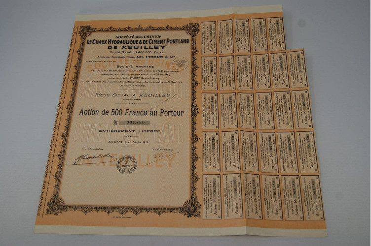 Société des usines de chaux hydraulique et de ciment Portland de Xeuilley