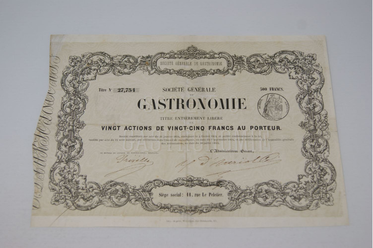 Société générale de Gastronomie